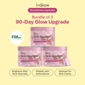 inGlow Glutathione Capsules | Bundle of 3 - For Skin Brightening, Detox & Antioxidant Support