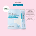 InGlow Marine Collagen Powder – 10,000mg Hydrolyzed Collagen + Mixed Berry Antioxidants – Skin Firming & Elasticity Support