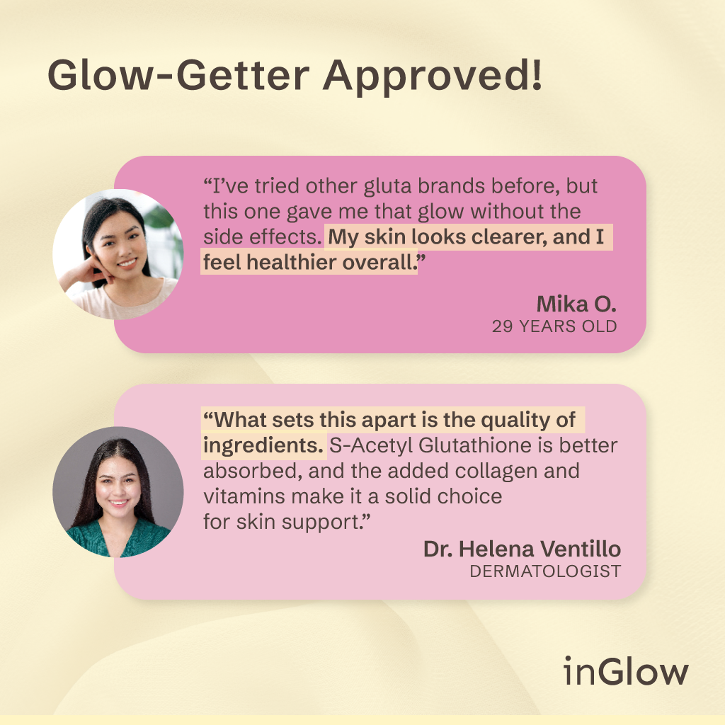 inGlow Glutathione Capsules | Bundle of 6 - For Skin Brightening, Detox & Antioxidant Support